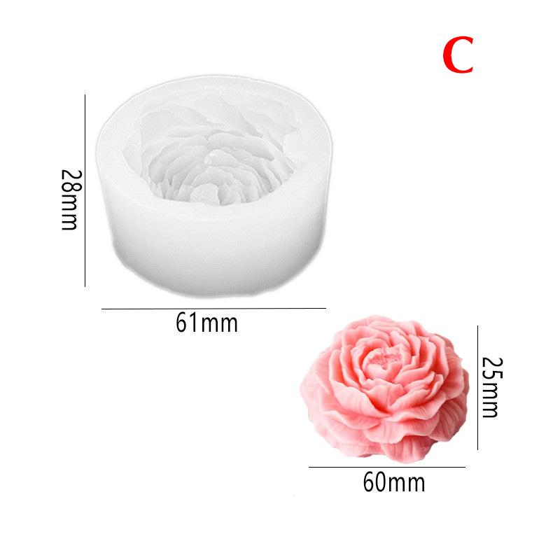 

3D Силиконовая форма для цветка жасмина и розы, сделай сам, для украшения шоколадного торта, пудинга, десертов, кондитерский инструмент для выпечки, форма для мыла, мастики, выпечки