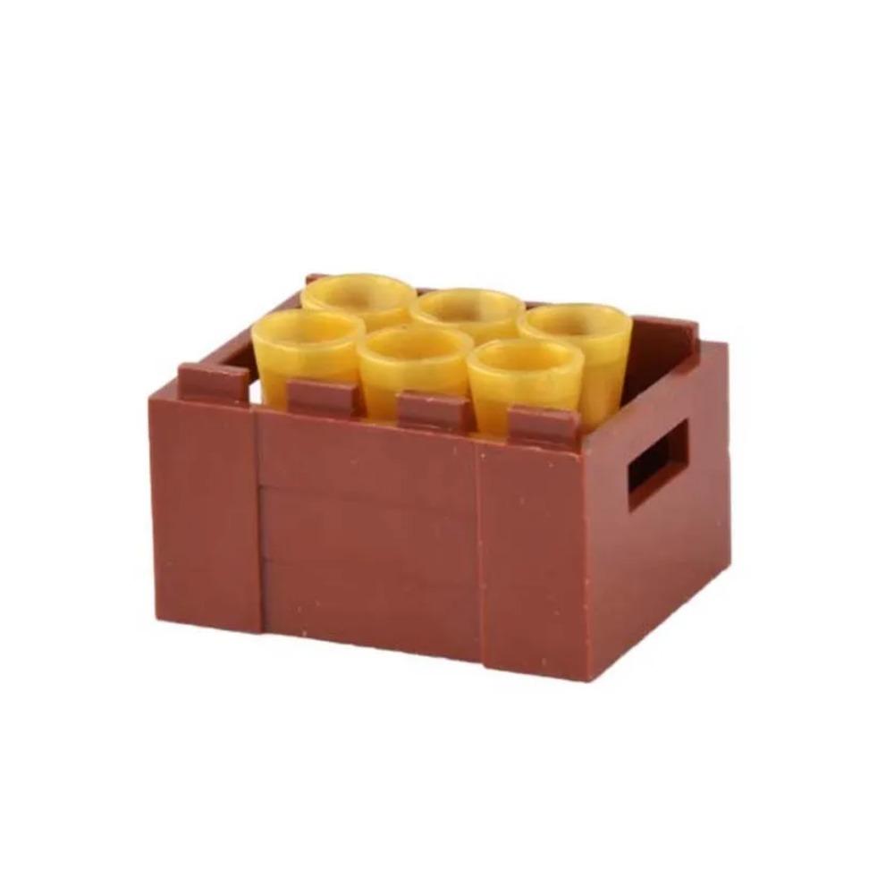 MOC Precious Deposits Building Blocks Treasure Pirate Map Gold Ore Silver Brick Box Diamond Bricks Toys Gift