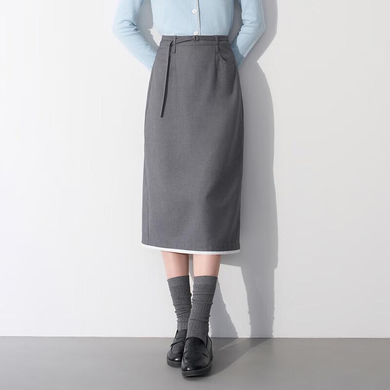 LEDIN Платье макси А-силуэта с контрастной пэчворк L