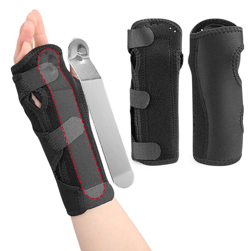 026 1Pc Size L Wrist Support Brace Adjustable Breathable Wrist Guard for Sports Injury Prevention Recovery