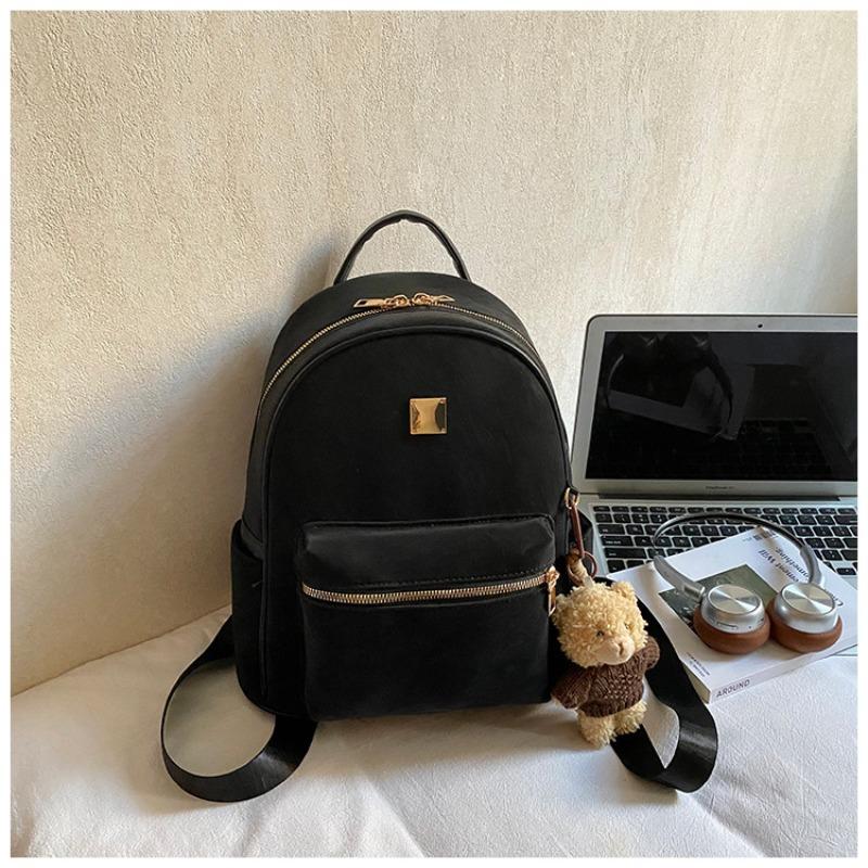 Fashionable Retro-style Women's Casual Travel Large Capacity Backpack with High-end Feel and Double Shoulder Straps