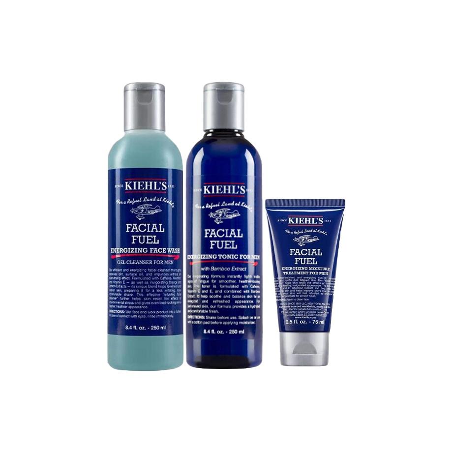 Kiehl s Skincare Sets Men s Moisture Treatment 75ml+Cleanser 250ml+Toner 250ml