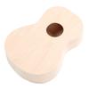 21In Handmade Ukulele Kits Paintable Ukulele DIY Ukulele Set, Ukulele Hawaii Guitar Handwork Set with Installation Tools