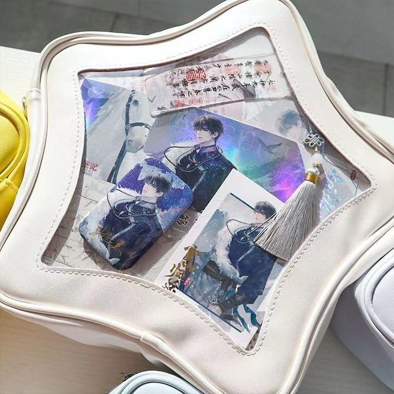 Original Cute Kawaii Ita Bag Anime Five Pointed Star Two-Dimensional Crossbody Bag Street  Ulzzang Shoulder Bag