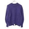 MAISON SPECIAL Wool Blend Long Sleeve Sweater M Purple Knit Women Used