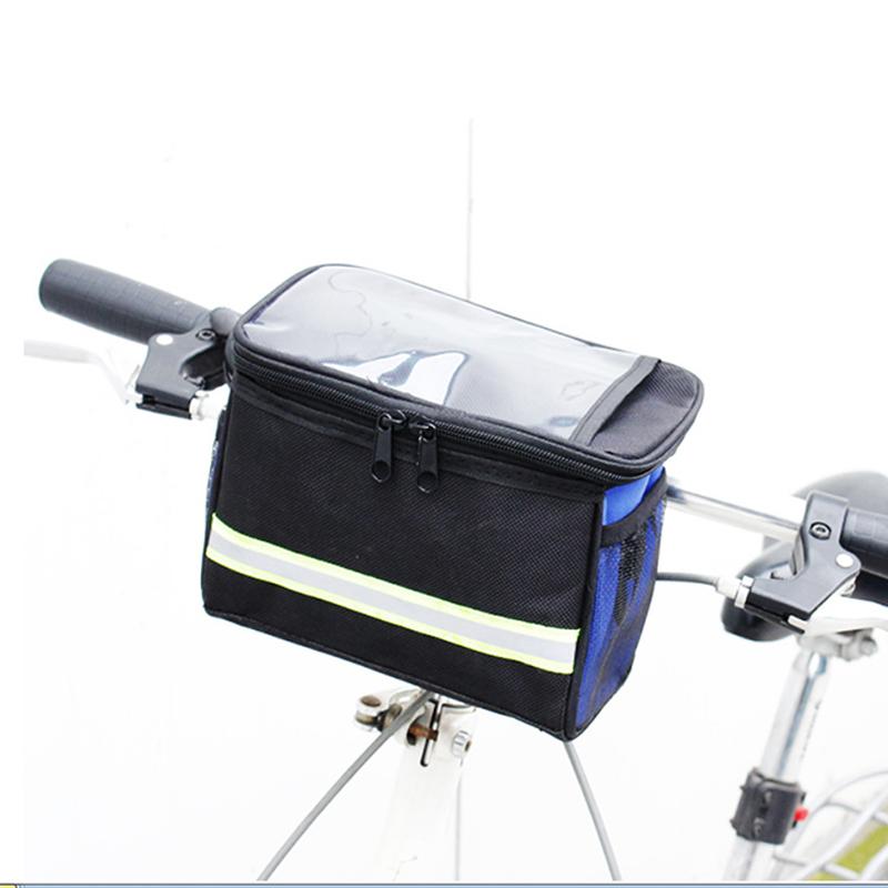 Custom OEM EVA Bike Accessories New Design Durable Handlebar Phone Case and Frame Bags Waterproof Bicycle Bags & Boxes Canvas&Unisex синий