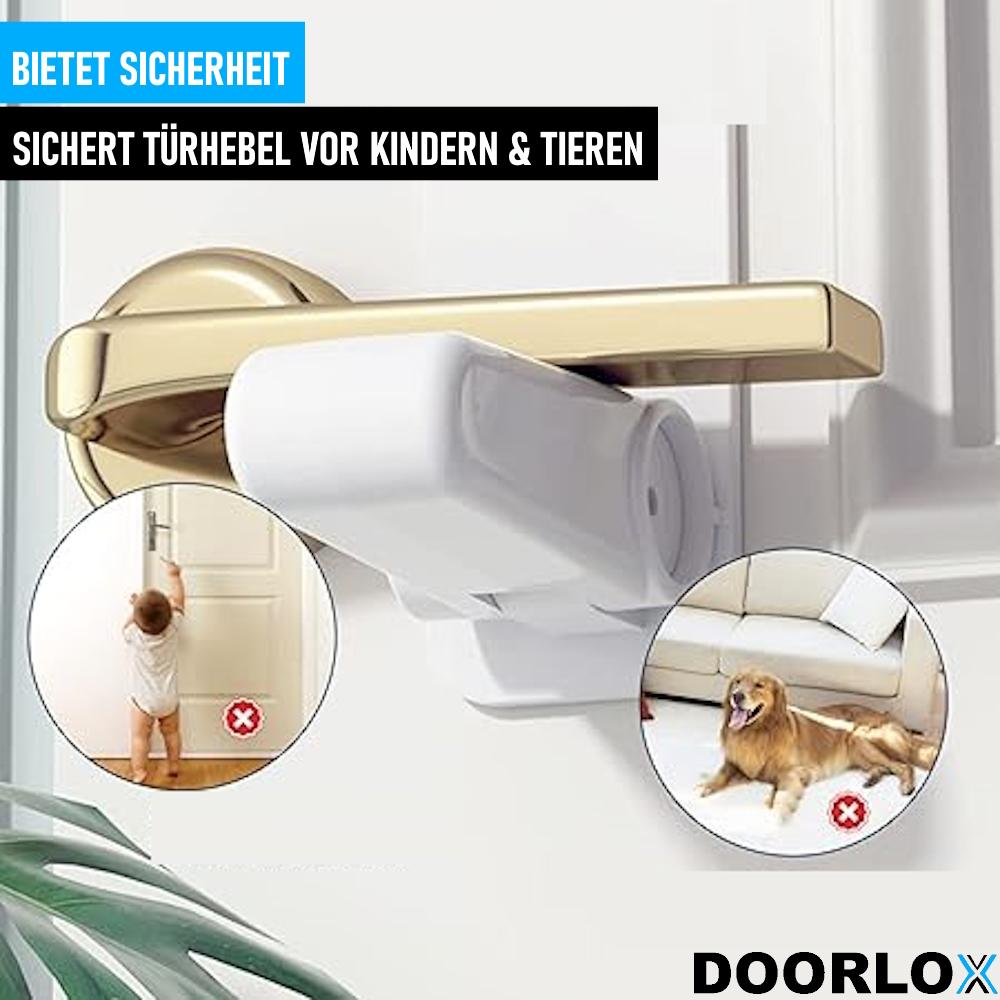 DOORLOX Door Lock for Children, Self-adhesive, Child-proof Safety Door Handle