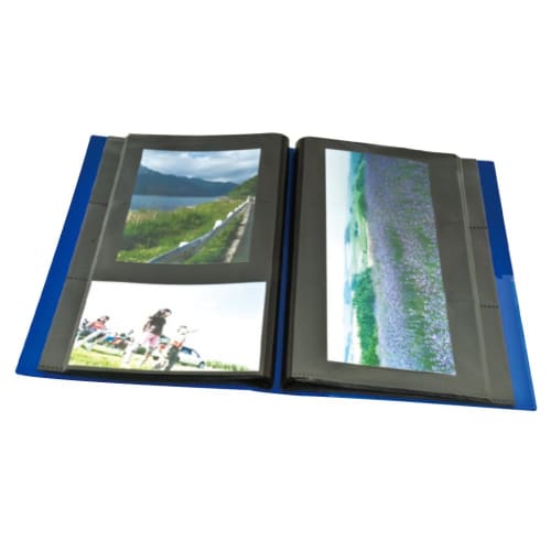 Nakabayashi Album Photografilia L-Größe 360 ??Blätter 3 Etagen Schwarz PHL-1036-D