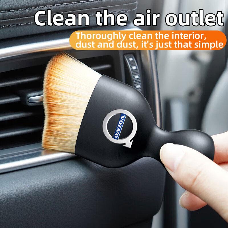 Car Air Vent Detailing Cleaning Brush Cleaner Dust Remover For volvo S80L XC60 XC90 S40 S60 S80 V40 V50 Accessories