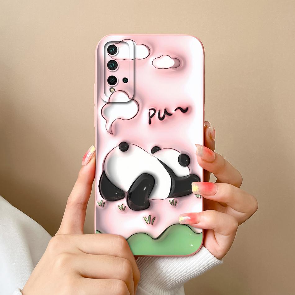 Case For Huawei Nova 5T Cover For Huawei Nova 6 Nova 7 Cartoon Bumper For Nova 5 T Nova6 Nova7 Soft Liquid Silicone Phone Cases