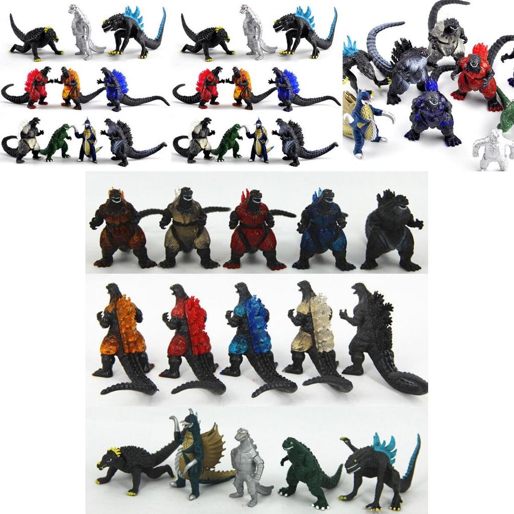 סט דמויות פעולה פרימיום של מפלצות גודזילה, מכהגודזילה, טרנדמסטר, גיגאן, אנגירוס