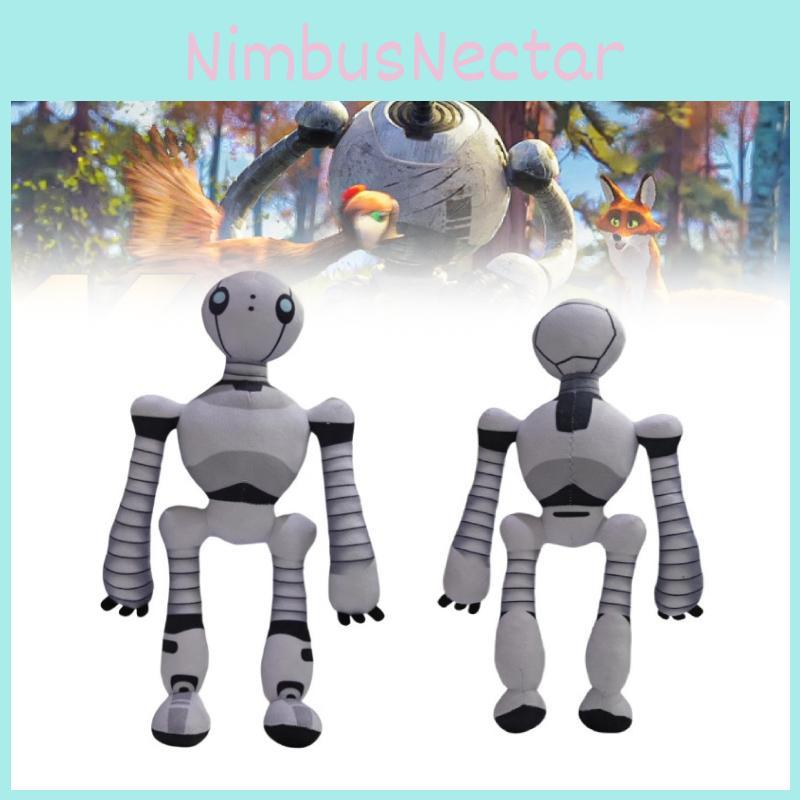 Wild Robot The Roz Plush Doll Movie Figure Plush Stuffed Soft Toy Gift Children