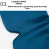 Breathable Sleeping Mask Imitation Silk Eyemask Eye Cover Eyeshade  Portable