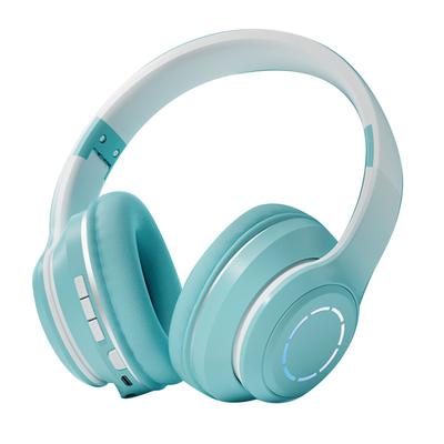 Wireless Gaming Headset Gradient BT5.2 Connection Soft Ear Cushions Colorful Lights Game Headset
