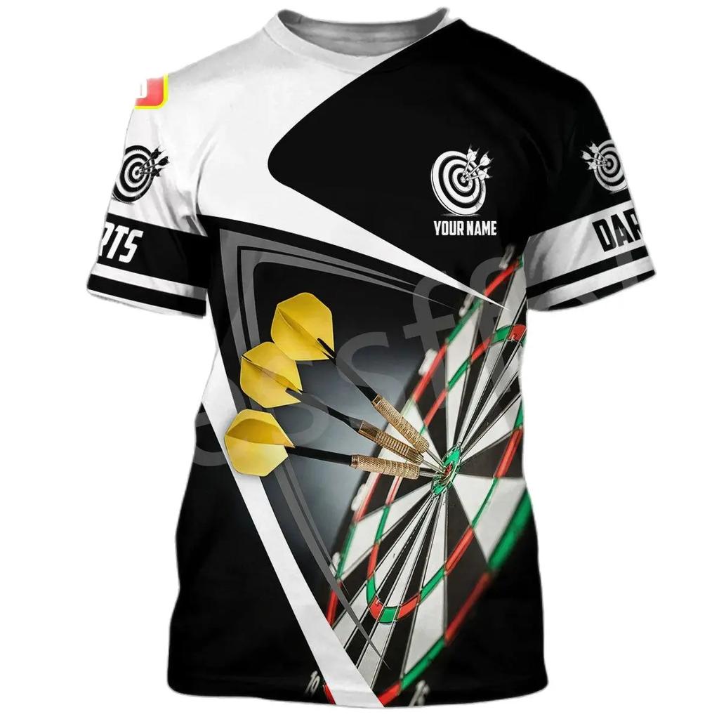 Bar Divertisment Darts Club Distracție Sport în interior Vară Bărbați 3D Harajuku Imprimare Lejer Casual Zilnic Decolteu cu mânecă scurtă Tricou Top