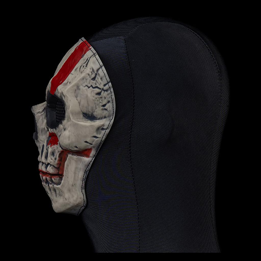 Ghost Skeleton Ski Mask Collapsible Windproof Airsoft Face Skull Mask Skull Face Mask for Halloween