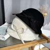 New autumn and winter wool lace bud hat French retro foreign thousand gold hat small edge fashion women's curling top hat
