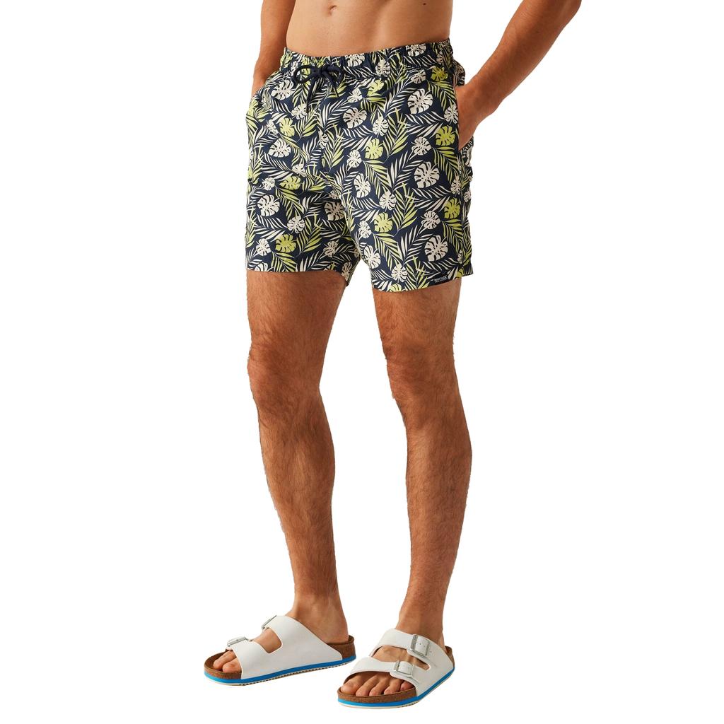 Regatta Mens Loras Leaf Swim Shorts