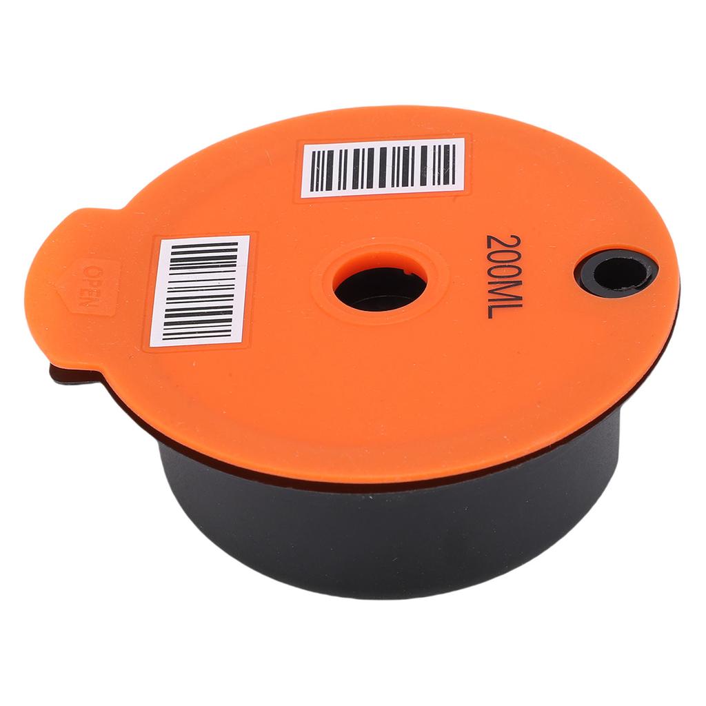 Refillable Reusable Coffee Capsule Pod Filter Coffee Machine Accessory with Spoon Brush Easy To Clean 200ML