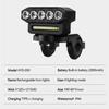 5 LED Bicycle Front Light Rechargeable MTB Bike Light Waterproof Outdoor Night Riding Safety Front Lamp Cycling Accessories