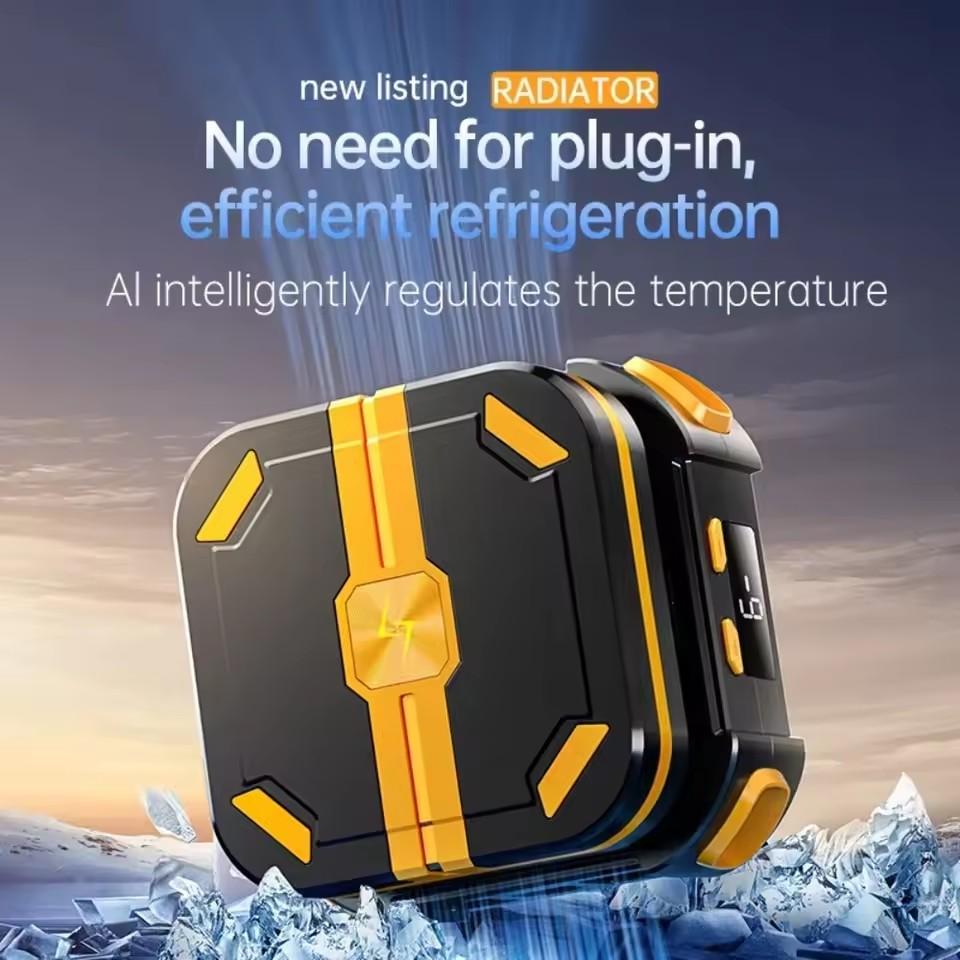 Mobile Phone Cooler with Magnetic Battery Wireless Charging Cooling Fan Frozen Coolers Radiator for IPhone Android Gaming