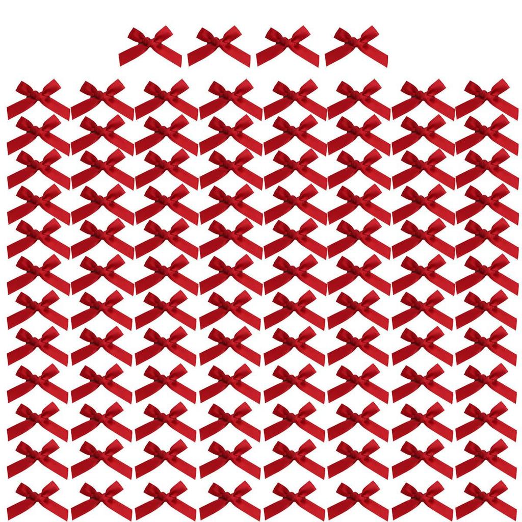 Ballet Style Ribbon Bow Duckbill Clip - Sweet 4cm Hair Accessories