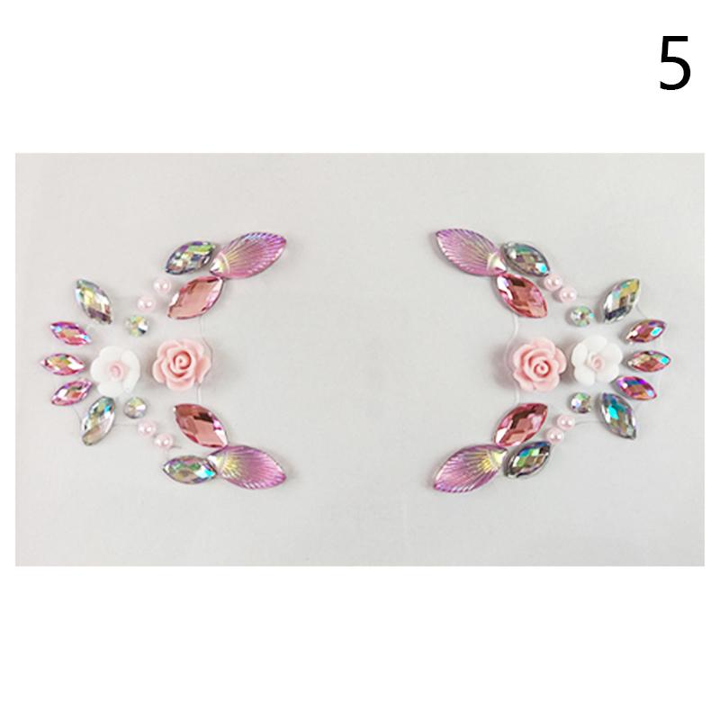 3D Sticker Eyes Face Decoration Stickers Ball Party Makeup Tool Diamond Masquerade Temporary Tattoo Diy Stickers