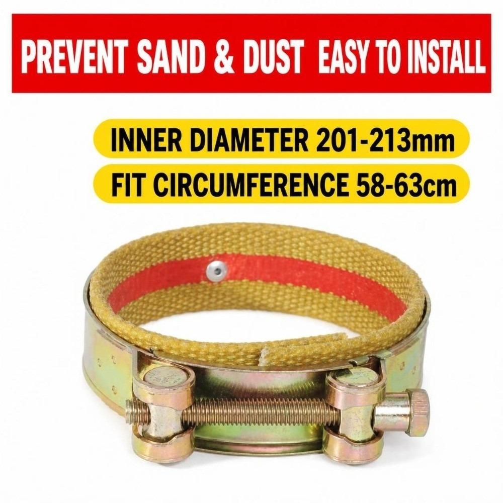 Thick Excavator Dust Boot Wear Proof Grease Isolate Pin Joint Dust Guard Clamp Lock Easy Mount Heavy Machinery Seal Cap
