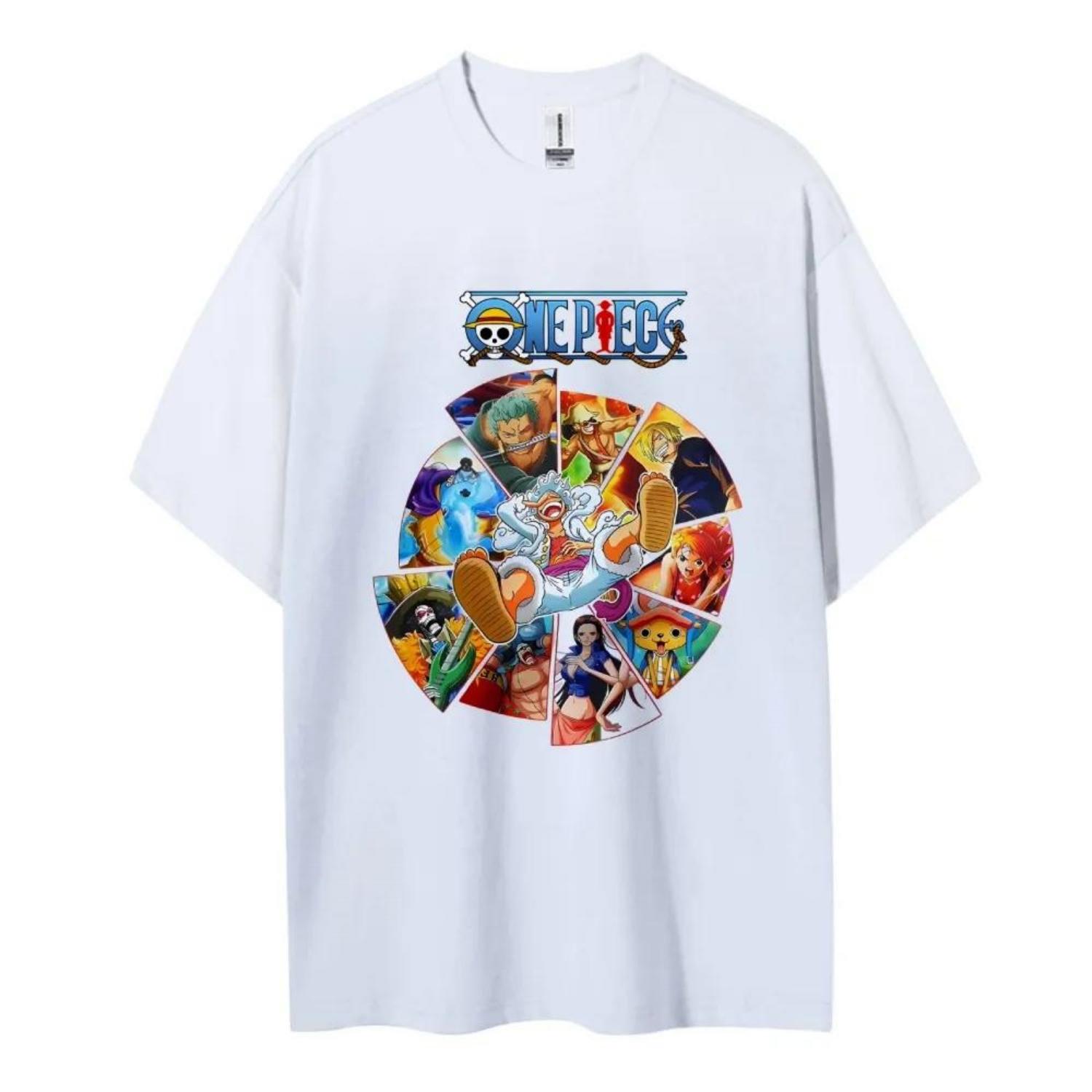 

ONE PIECE Японское Горячее Аниме Классические Персонажи Спортивные Повседневные Короткий Рукав Удобные Половинный Рукав Популярный Пара S чёрный