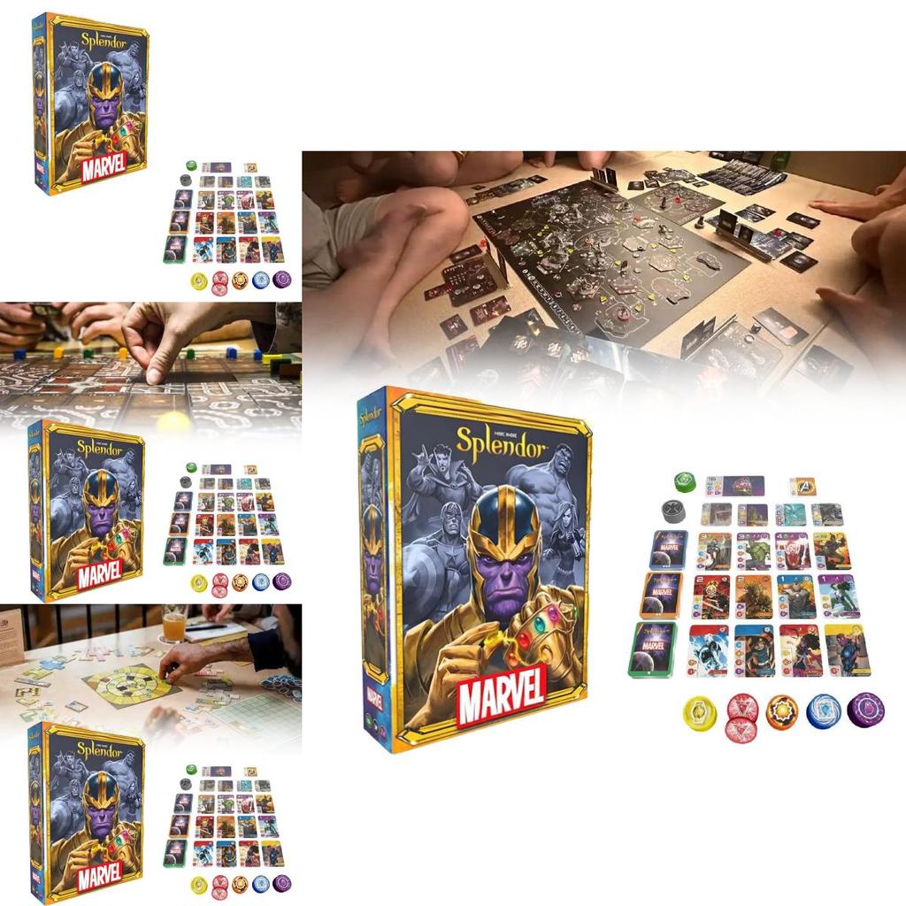 Splendor Marvel Bordspel Met Papieren Kaarten Voor Kinderen En Volwassenen