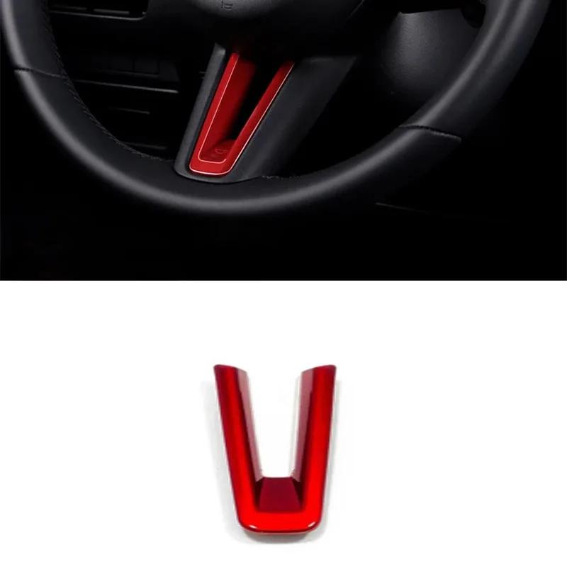 For Mazda 3 Axela BP CX-30 DM cx-50 -  Steering Wheel Trim Circle Sequ Ring Cover Button Decoration Sticker