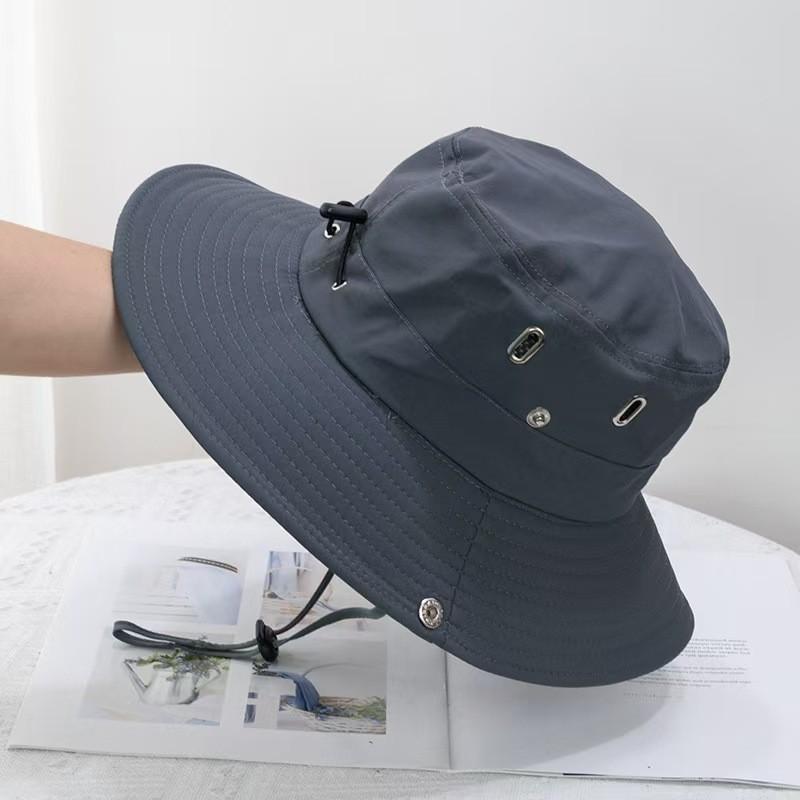 Outdoor-Sonnenschutzkappe mit breiter Krempe für Sommer, Strand, Angeln und Reisen