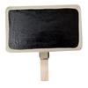 6 Wooden Clothespins with Chalkboard - 90mm