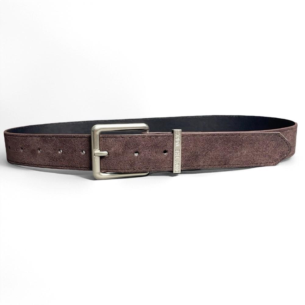Luxury Design Suede Leather Belt Pin buckle Waistband Fashion Business Waist Belt  For Women
