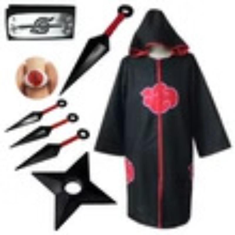 Cloak Clothing Ninja Uchiba Itachi Sasuke Clothing Fourth Generation Wave Wind Watergate Red Cloud Cloak