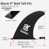 Multicolors Slide-in Surfboard Fin Nylon Stand Up Paddle New Detachable Surf Plate