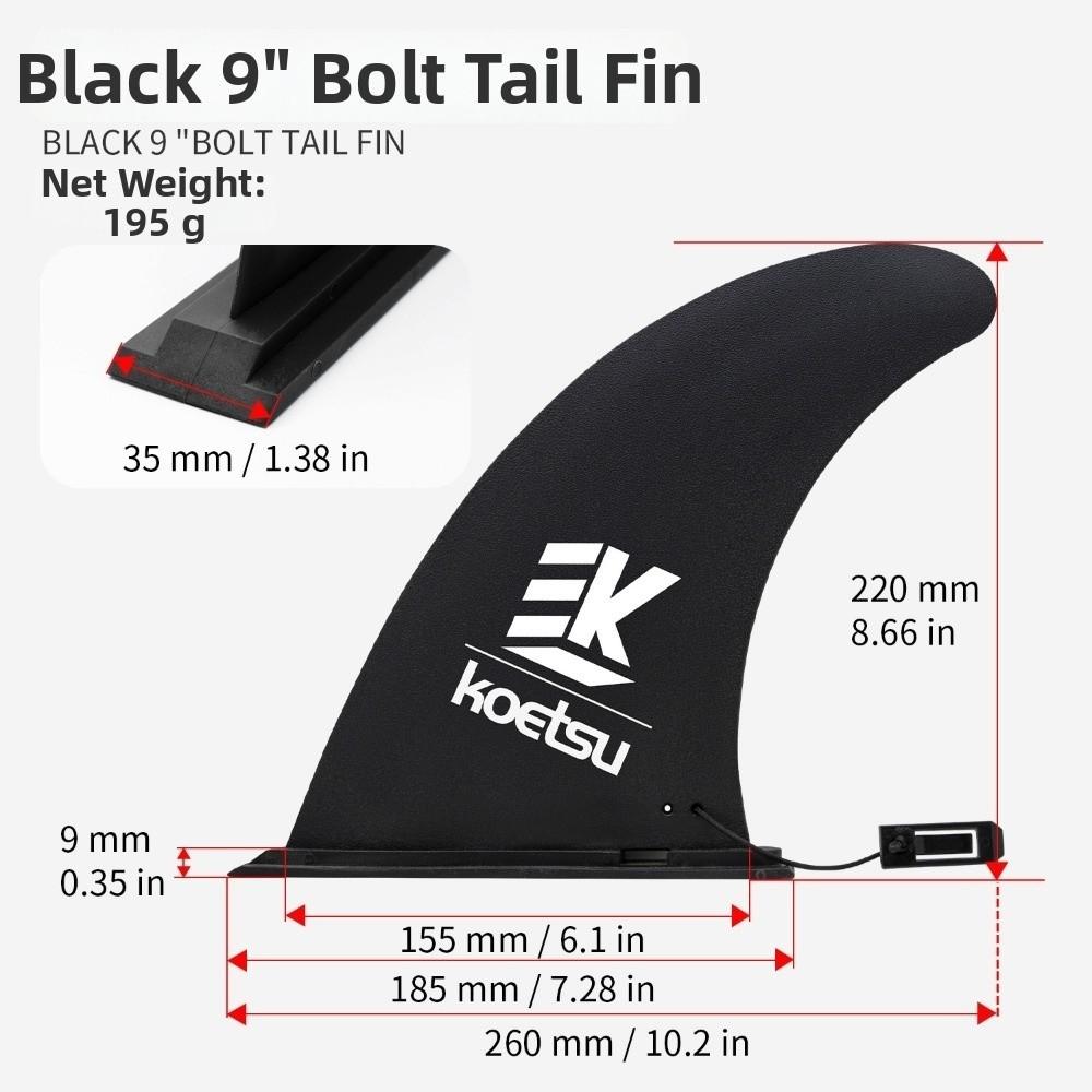 Multicolors Slide-in Surfboard Fin Nylon Stand Up Paddle New Detachable Surf Plate