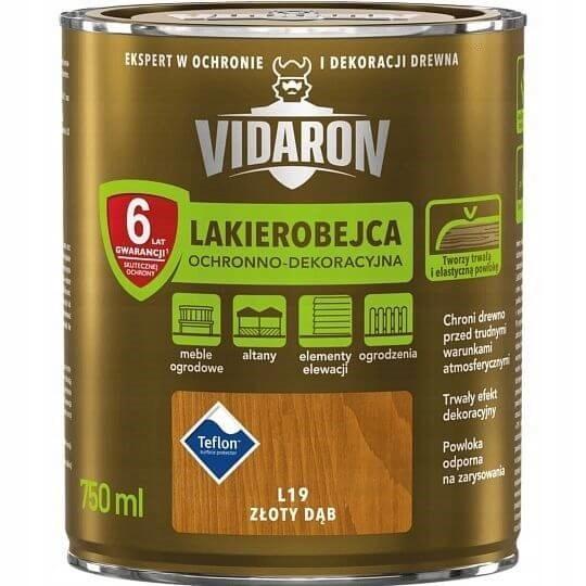 Protective varnish for wood stain golden oak 0.75l