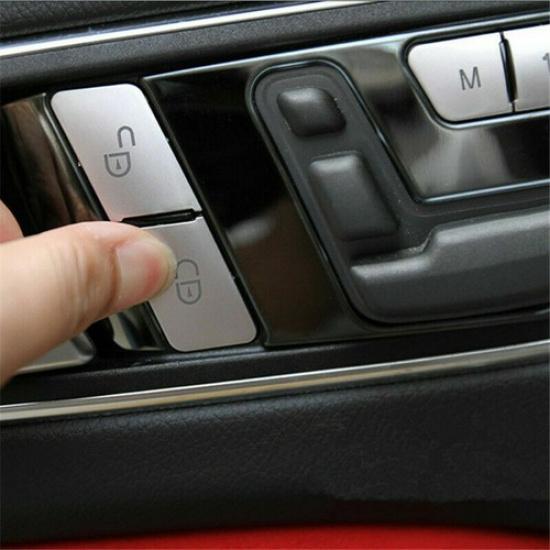 Car inner door Switch Button Sticker with tape For Benz GLK CLA GLA CLS ML GL
