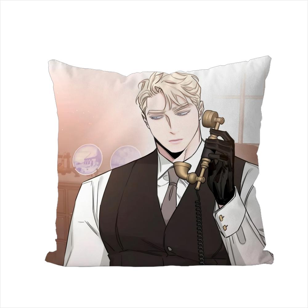 BL Mmanhwa Pillow Case For Car Sofa Decorative Home Doublesided Print Plush Square Throw Pillow Cushion Cover