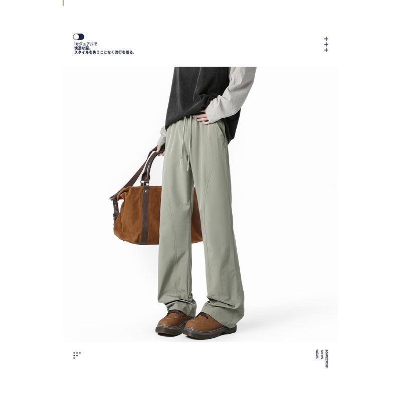 Lamb Velvet Pants for Boys in Winter New Style Plus Velvet Thickened Men's Casual Cotton Pants