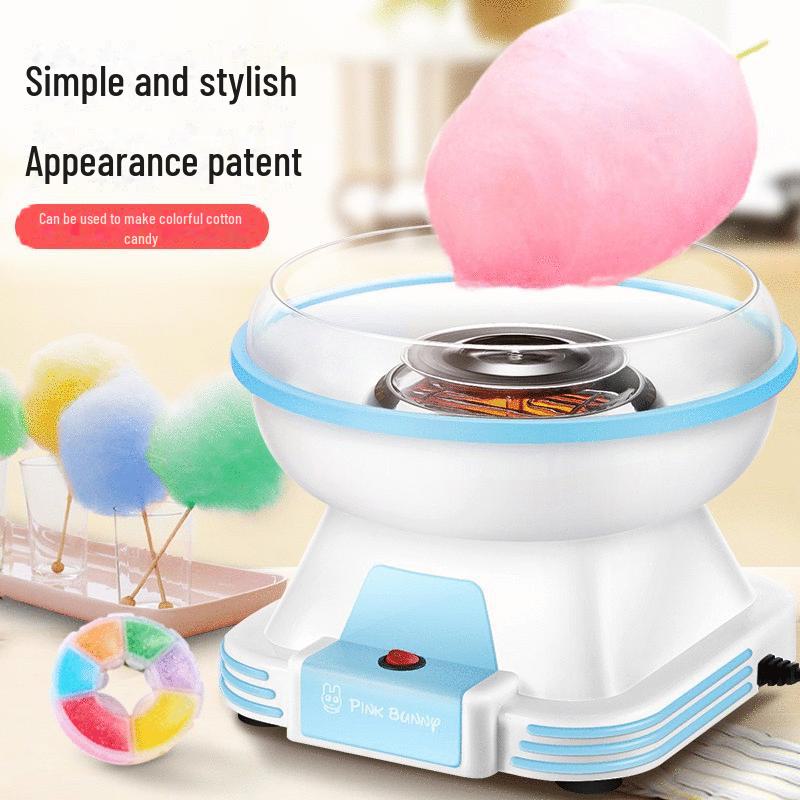 Benny Rabbit Kids' Automatic Cotton Candy Maker - Handmade Mini Design