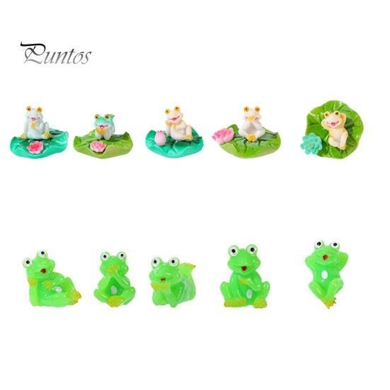 

10 шт./компл. миниатюрная зеленая лягушка, фигурка, мини-лист лотоса, сидящая, лежащая, лягушка, украшение, статуя животного, сделай сам, микроландшафт, сказочный сад, резервуар для воды, аквариум 10 pcs