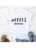 Funny Born To Play Chess T Shirts Summer Top Female T-Shirt Graphic Tees Wounisex Chess Lover Gift Present Student's Casual Clothes