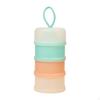 Protein Container 3 Stackable Portable Convenient Practical Leakproof Dispenser for Fitness