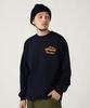 AVIREX SAGARA TOM CAT L/S T-SHIRT Men's L 120 Navy