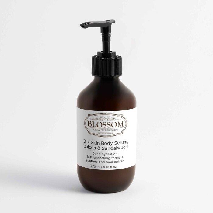 Blossom Silk Skin Body Serum, Spices & Sandalwood, Designed From The Uk