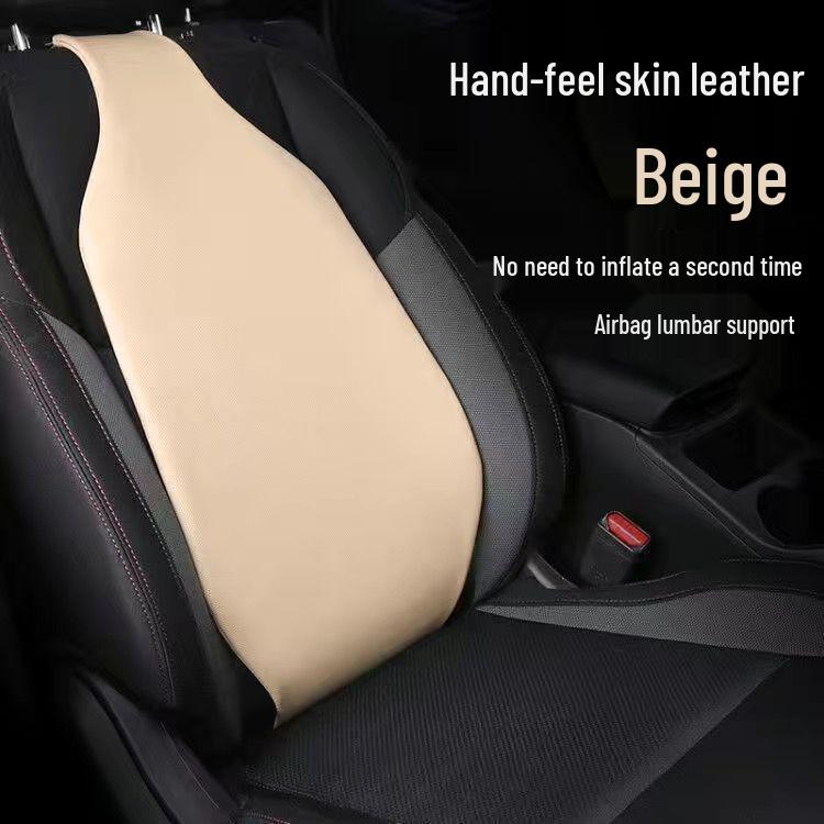 

Super Soft Air Lumbar Support Cushion for Car Seats Perforated Leather