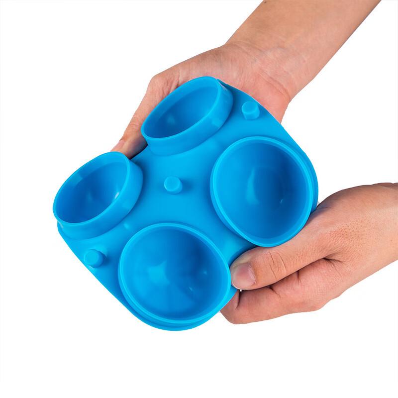 Silicone 4-Cavity Ice Ball Mold