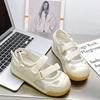 8 Fashionable, casual, comfortable, versatile, velcro, white shoes, women's summer openwork sports sandals